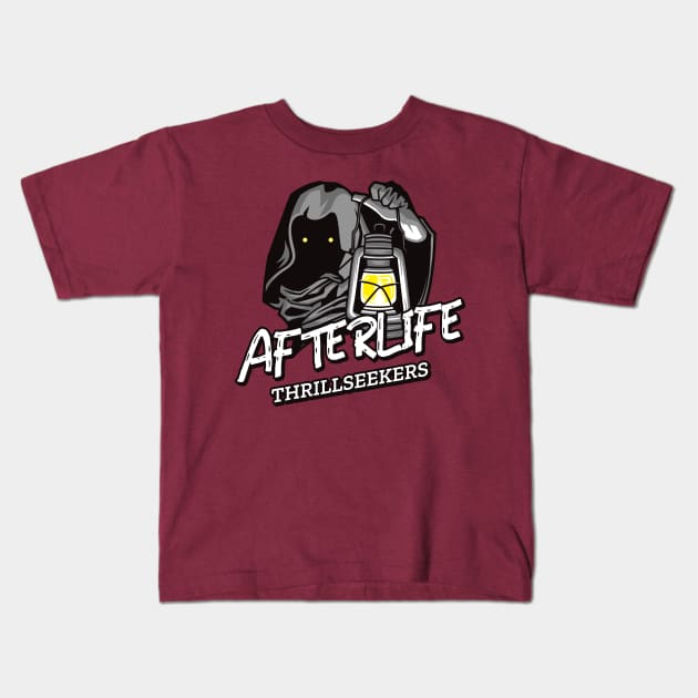 Afterlife Thrillseekers Kids T-Shirt by Paranormal Timeout